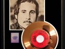 SIMON AND GARFUNKEL THE BOXER 45 RPM GOLD METALIZED RECORD RARE  NON RIAA AWARD