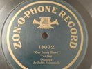CUBAN 78 RPM Orquesta Pablo Valenzuela. Our Jersey Shore. Two Step Zon-o-phone