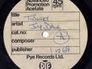 JIM DALE - TWINKY PYE 1969 45 ACETATE *CARRY ON* *NOVELTY* *SOUNDTRACK* 