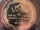 Victor 40150 Carter Family DIAMONDS IN THE ROUGH 1929  EE+ Country  78rpm