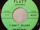 HEAR IT 60's Garage 45 rpm The Five Of Us 