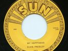 Rare Rock 'n Roll 45 - Elvis Presley - My Happiness - Sun # 252