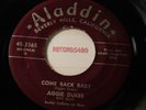 Aggie Dukes 45 Come Back Baby / John, John / Aladdin 3365