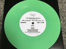 the damned . NOT FOR SALE E.P. Promo Green Vinyl . Rare Punk .