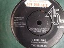 THE BEATLES  - I FEEL FINE- PARLOPHONE - 45 FACTORY  SAMPLE STICKER