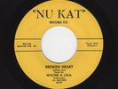 Virginia R&B Mover WALTER & LOLA Broken Heart/No Mercy NU KAT 108/109 M- HEAR