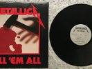 Metallica – Kill 'Em All ; 1983 MEGAFORCE LP EX