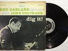 JOHN COLTRANE Dig It  RED GARLAND PRESTIGE JAZZ LP VG+