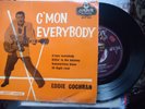 ROCKN ROLL EDDIE COCHRAN C`MON EVERYBODY EP TRI CENTRE VG free post UK
