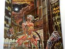 IRON MAIDEN SOMEWHERE IN TIME 1986 WITH MERCH SHEET EMI