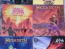 Vinyl LPs Megadeth, Anthrax, Testament, Sodom, Nuclear Assault