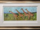 Rolf Harris 'Four Giraffes' Limited Edition Signed print No.73/195