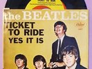 The Beatles US 45 Capitol 5407 TICKET TO RIDE / YES IT IS W/PC East Coast