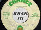 Haunting Melodic OH Country Teen 45 JOHNNY BROWN Soft Winds / Cold CHANCE rare