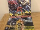 IRON MAIDEN VINYL LP X 2 THE NUMBER OF THE BEAST 1982 & IRON MAIDEN 1980 VGC