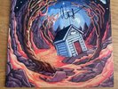 billy strings signed pink tinfoil and turnoil lp and spring 2018 tour poster