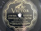 78 RPM  JAZZ  Victor 22157: Ted Weems - Too Many Eyes / Remarkable Girl - Hot