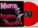 MISFITS . legacy of brutality LP ltd. RED Danzig Samhain Punk Metallica Punk KBD
