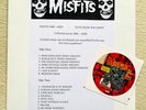 MISFITS cuts from the crypt LP + Pushead STICKER   Danzig Samhain Punk Metallica