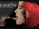 Slaughter • Fear No Evil • Red & Black Splatter vinyl record LP • New SEALED