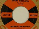 (45) (Hear) Eddie Holland - Merry-Go-Round / It Moves Me - R&B / Doo Wop (1959)