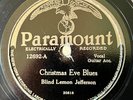 BLIND LEMON JEFFERSON PARAMOUNT  Christmas Eve Blues/ Happy New Year Blues