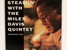 Steamin' With The Miles Davis Quintet LP 1961 Prestige 7200 John Coltrane RVG