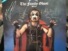 Signed king diamond lp the familt ghost King,Andy,Mike Wead