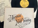Neil Young – Harvest LP TEXTURED GATEFOLD INSERT 1972 1st STERLING TESTED VG+/EX