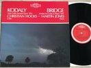 CHRISTIAN HOCKS cello sonatas KODALY BRIDGE 1978 UK 1stPress NIMBUS RECORDS MINT