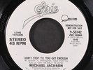 MICHAEL JACKSON: don't stop 'til you get enough / short EPIC 7