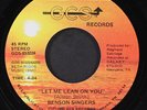 BENSON SINGERS: let me lean on you / i want to be more like jesus GCS 7