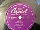 PEGGY LEE FEVER CAPITOL 78 RPM