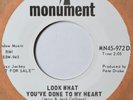 Calhoun Twins Look What You've Done to My Heart DJ Teen Country NM 45 7