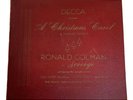 Decca Presents A Christmas Carol Dickens Ronald Colman 3 Record Vinyl Set 290