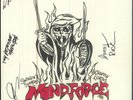 MINDFORCE Swingin' Swords Choppin' Lords EP Blue Vinyl SIGNED #35/40 Metal Punk