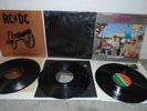 ACDC 3 LPs For Those About To Rock, Back In Black & Dirty Deeds 1976 & 80s