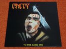 CANCER To The Gory End 1990 Vinyl Solution RARE UK First Press Vinyl DEATH METAL