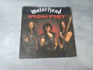 Motörhead ‎– Iron Fist blue vinyl  7 inch vinyl single heavy metal  punk new wav