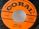 NMINTY BUDDY HOLLY Peggy Sue EVERY DAY 45 rpm SINGLE CORAL 50's ROCK