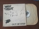 Minor Threat Out Of Step Vinyl 1983 First Pressing, lyric sheet, signed, Ex.