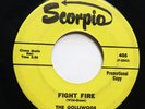 GOLLIWOGS - FIGHT FIRE / FRAGILE CHILD - ROCK 45 - *HEAR* *PROMO*