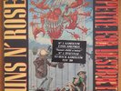 GUNS N' ROSES APPETITE FOR DESTRUCTION ORIG GREEK LP BANNED COVER 1987 INSERT