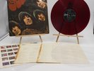 Rare 1965 1st press RED WAX VINYL The Beatles Rubber Soul Odeon OP-7450 Japan