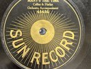 Popular-78 RPM-Sun Record-Rare Label-Collins and Harlan-Many's The Time-VG