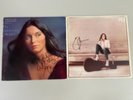 2 Signed Emmylou Harris - Best Of BSK 3258 & White Shoes 23961-1