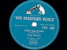 RARER ELVIS PRESLEY  78 LAWDY MISS CLAWDY / TRYIN TO GET TO YOU UK HMV POP 408 E