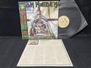 IRON MAIDEN ACES HIGH EMI EMS-50148 VINYL JAPAN LP OBI EX/EX