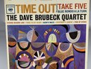 Dave Brubeck Quartet Time Out Vinyl Record LP Take Five Columbia Records 1962