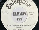 Hot Country Bopper Booze Winner 45 BILLY MARTIN Bar Around The Corner ENTERPRISE